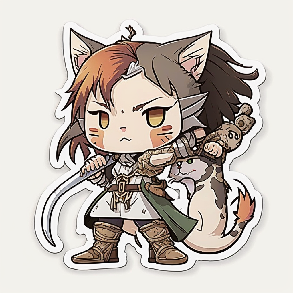 AI Midjourney Prompts for Anime Style Stickers