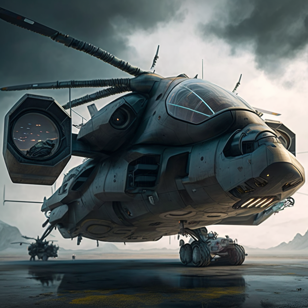 AI Midjourney Prompt for Futuristic Aircrafts