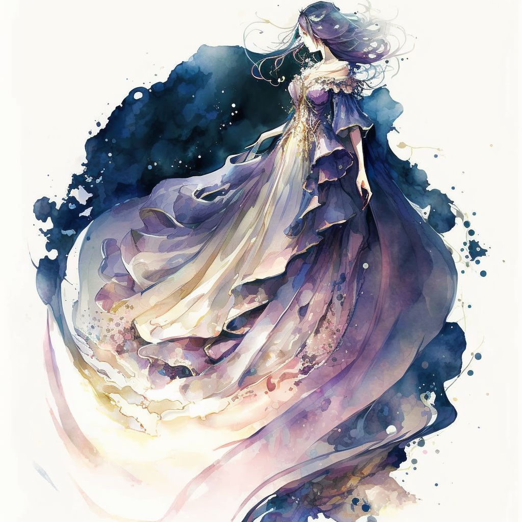 AI Midjourney Prompt for Fairytale Watercolor