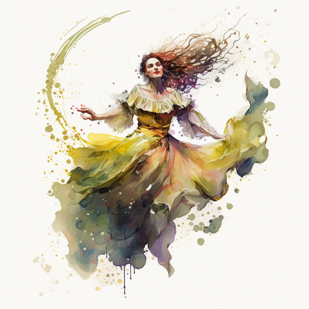 AI Midjourney Prompt for Fairytale Watercolor