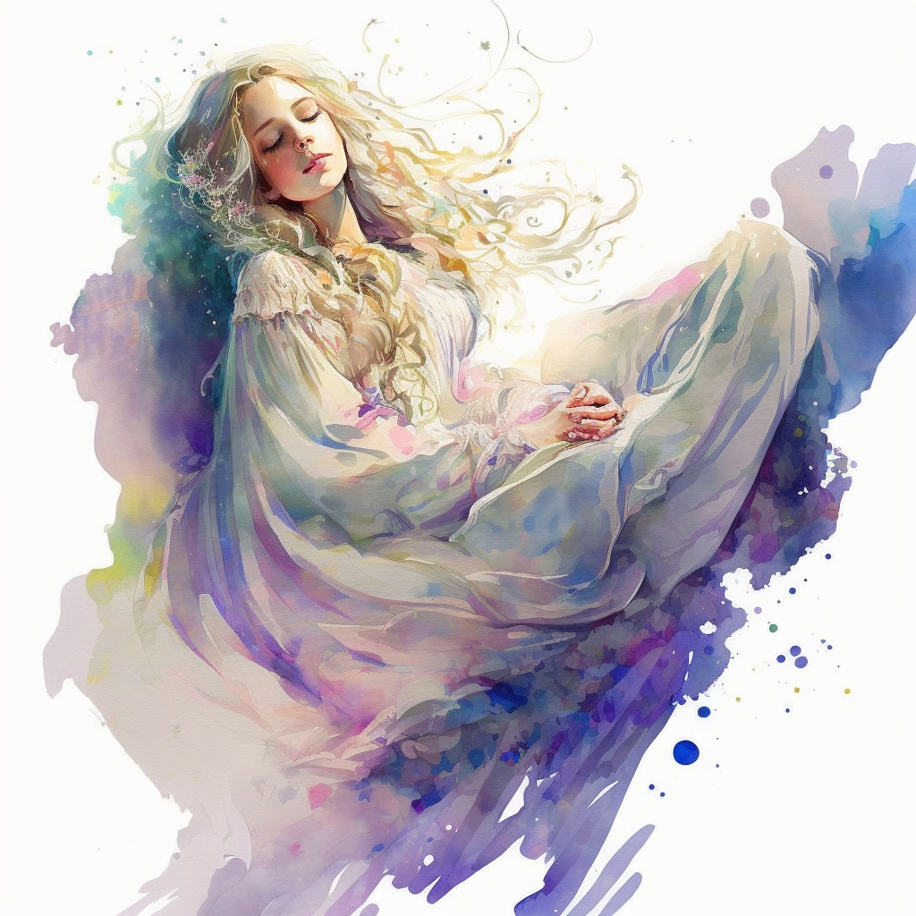 AI Midjourney Prompt for Fairytale Watercolor