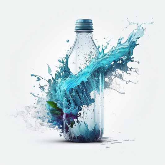 AI Midjourney Prompt for Water like Logos