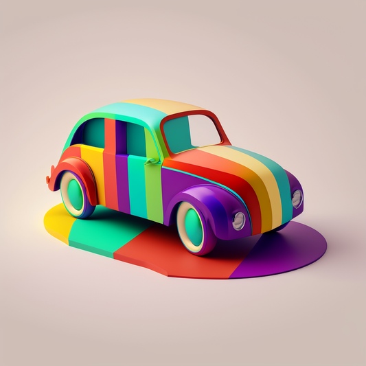 AI Midjourney Prompt for Colorful Logos