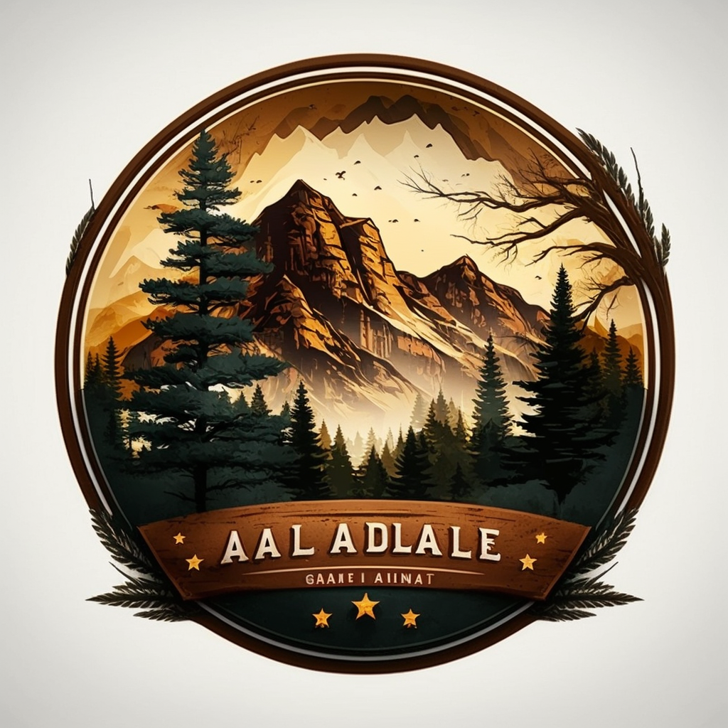 AI Midjourney Prompt for Landscape Logos