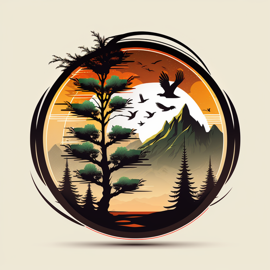 AI Midjourney Prompt for Landscape Logos