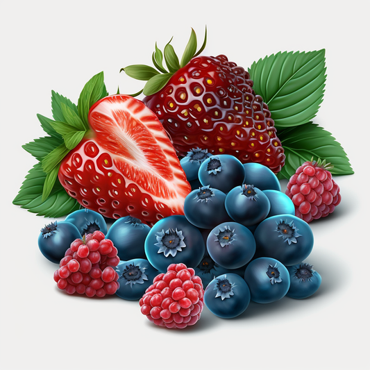 AI Midjourney Prompt for Fruits and Vegetables Illustrations