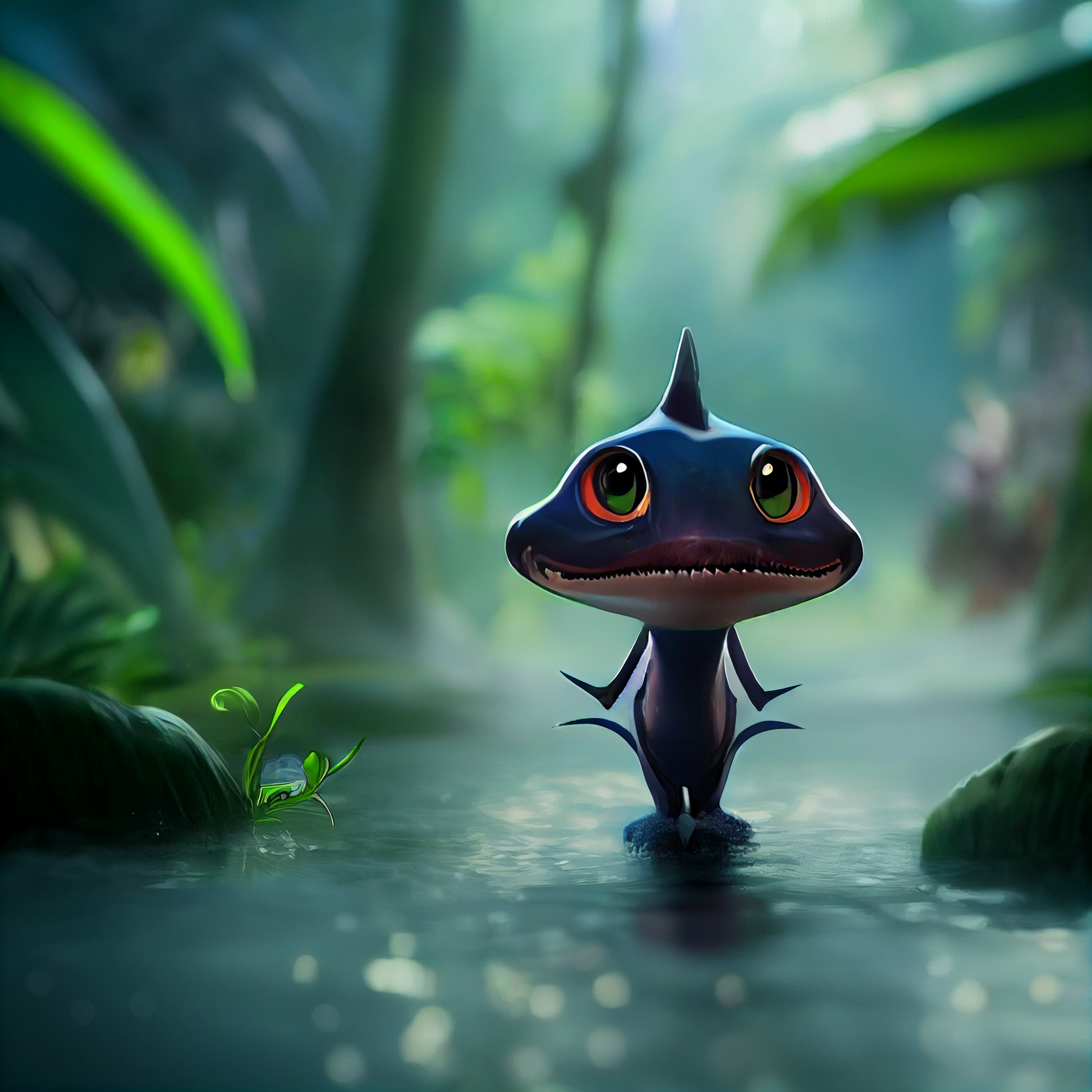 AI Midjourney Prompt for Cute Pixar Style Animals