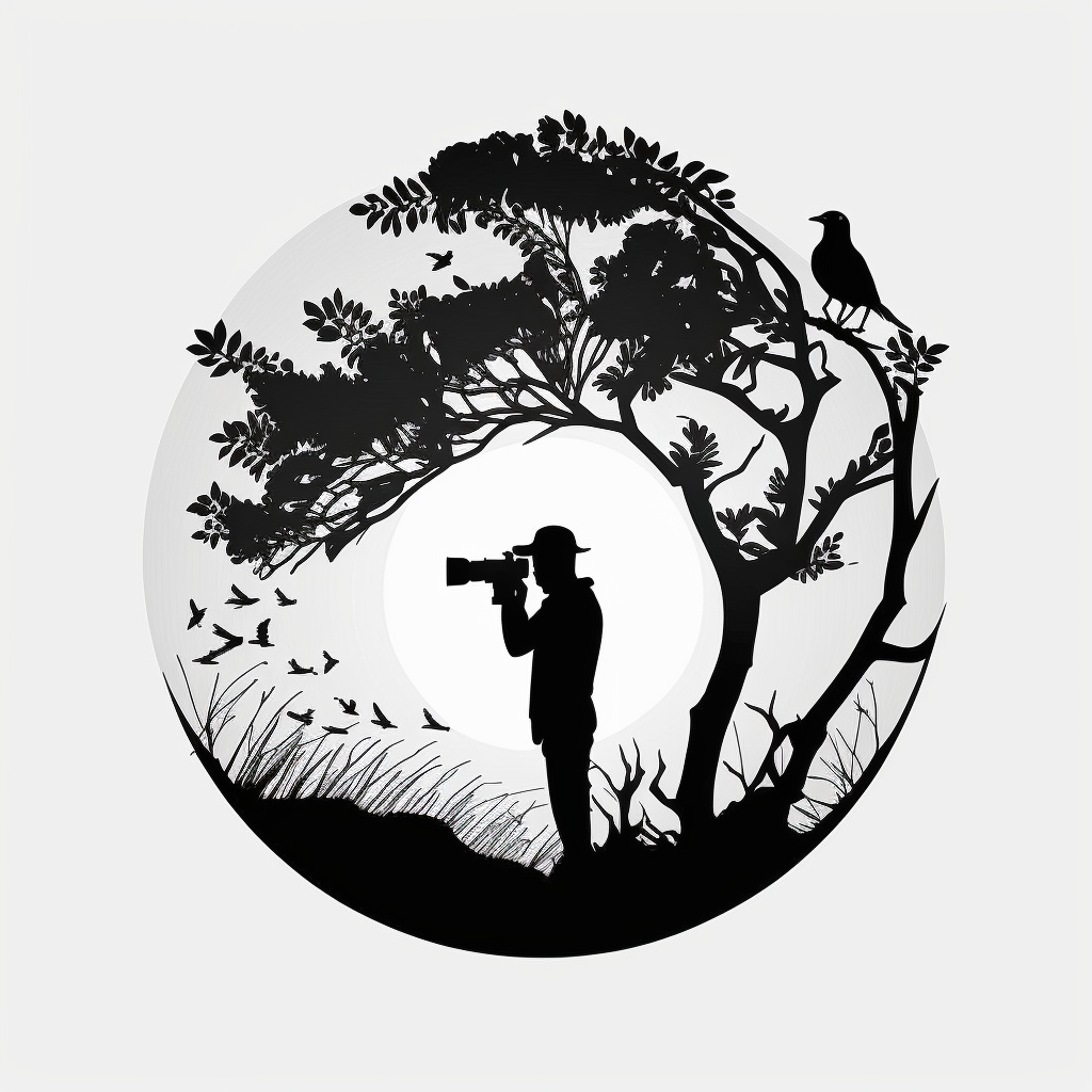 AI Midjourney Prompt for Simplified Black and White Logos