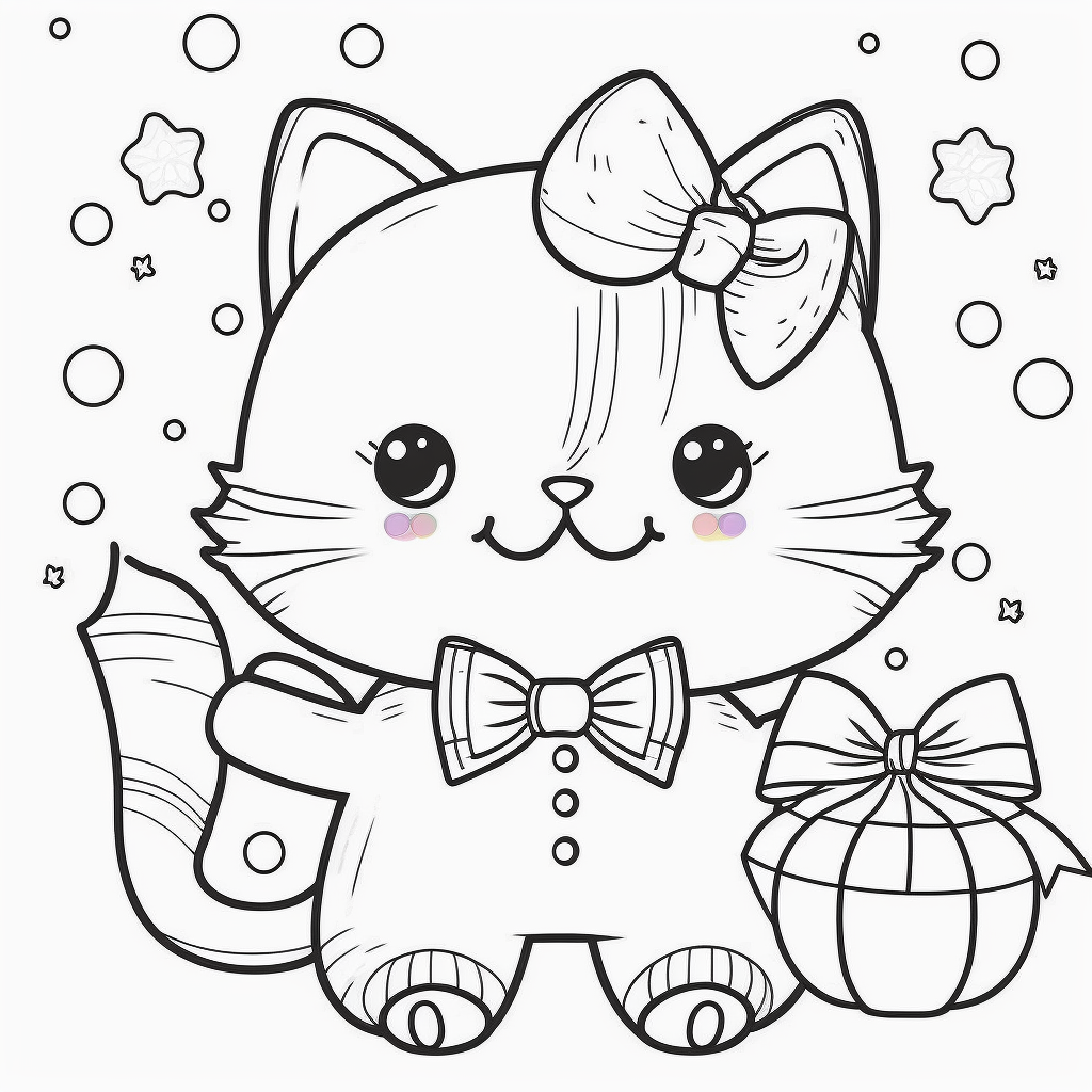 AI Midjourney Prompts for Simple Animal coloring pages