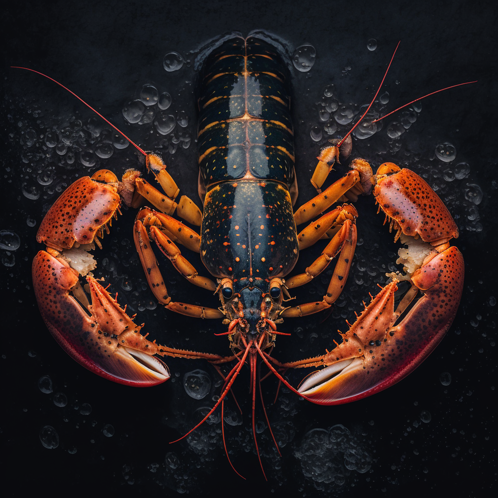 AI Midjourney Prompt for Top Down Food Photography