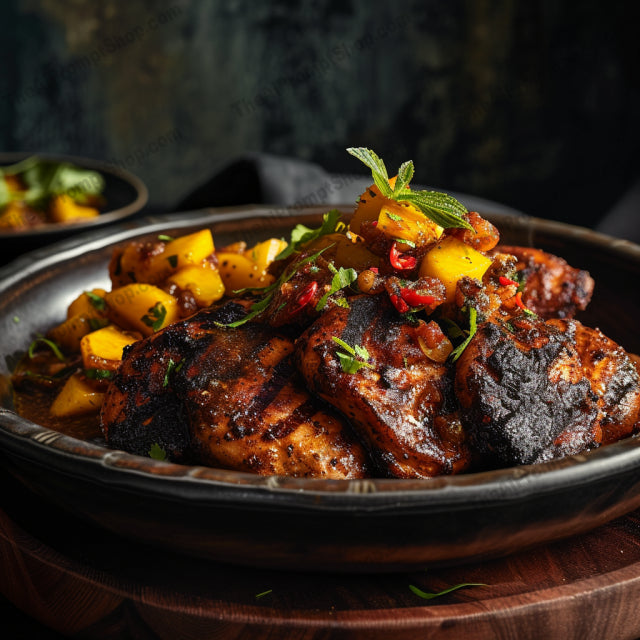Global Feast AI MidJourney Image Prompt, Food, 4297Aromatic dishes, chat gpt, chat gpt prompts, chatgpt, chatgpt prompts, Cultural fusion, Exotic food styling, International gastronomy, midjourney, Rich textures, Sizzling platters, Spicy flavors, Steamy culinary scenes