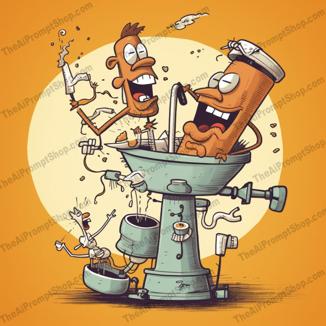 AI Midjourney Prompt for Cartoon - 2839