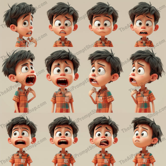 Dynamic Poses and Expressions AI MidJourney Image Prompt, Character Art, 42183D character poses, Action poses, Animation frames, Animation keyframes, Animation sequence, Art reference, Cartoon animation, Character animation, Character design, Character dynamics, Character movement, Character rigging, chat gpt, chat gpt prompts, chatgpt, chatgpt prompts, Digital art, Dynamic poses, Emotional reactions, Expressive faces, Facial expressions, midjourney, Motion study, Movement study, Pose reference
