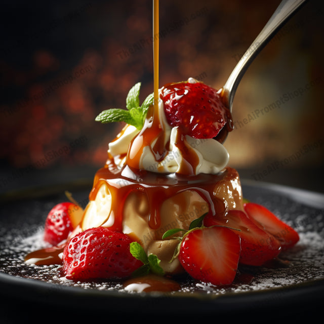 Decadent Delights AI MidJourney Image Prompt, Food, 4269Berries, chat gpt, chat gpt prompts, chatgpt, chatgpt prompts, Chocolate, Culinary Art, Delicious, Dessert, Dessert Plating, Food Photography, Gastronomy, Gourmet, Granola, Indulgence, midjourney, Milkshake, Parfait, Patisserie, Sprinkles, Strawberry Pancakes, Sugary, Sweet Treats, Waffles, Whipped Cream