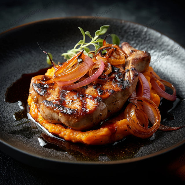 Gourmet Delights AI MidJourney Image Prompt, Food, 4268chat gpt, chat gpt prompts, chatgpt, chatgpt prompts, Chef's special, Cuisine, Culinary art, Culinary mastery, Dining experience, Elegant presentation, Exquisite flavors, Fine dining, Food plating, Foodie, Gastronomy, Gourmet, Grilled tofu, Lamb chops, midjourney, Polenta, Pork chop, Restaurant meal, Savory dishes, Spaghetti with meatball, Wild rice