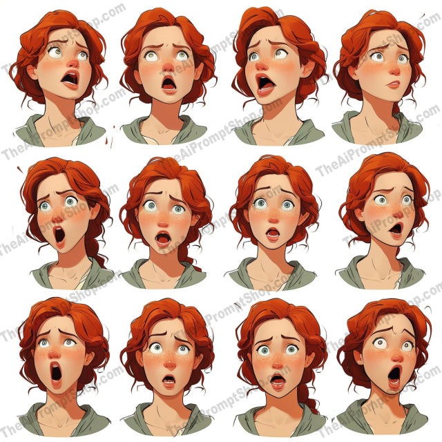 Spectrum of Emotions AI MidJourney Image Prompt, Character Art, 4217Animation, Art reference, Art study, Artistic expressions, Cartoon expressions, Character art, Character design, Character emotions, chat gpt, chat gpt prompts, chatgpt, chatgpt prompts, Colorful expressions, Digital art, Emotion chart, Emotion diversity, Emotion illustrations, Emotional design, Emotional spectrum, Expressive characters, Expressive faces, Face drawing, Facial expressions, Facial studies, midjourney