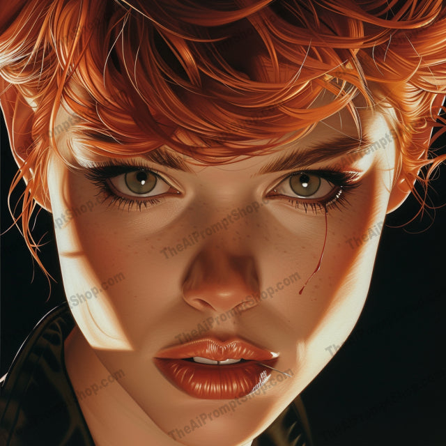 Intense Illumination AI MidJourney Image Prompt, Character Art, 4207Character study, chat gpt, chat gpt prompts, chatgpt, chatgpt prompts, Depth of character, Detailed facial expressions, Dramatic lighting, Emotional intensity, High contrast, Hyperrealism, Intimate close-up, Luminous skin, midjourney, Portrait chiaroscuro, Rich textures, Soulful eyes, Striking features, Vivid portraits, Warm glow