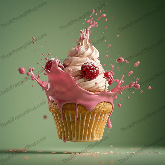 Dynamic Dessert Splash AI MidJourney Image Prompt, Food, 4294Action photography, Candid moments, Candy, chat gpt, chat gpt prompts, chatgpt, chatgpt prompts, Color contrast, Dynamic droplets, Fluid art, food, Frozen movement, High-speed capture, Liquid motion, midjourney, Splashing effect, Sweet explosion, Vivid colors