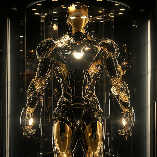 Metallic Sentinels AI MidJourney Image Prompt, Futuristic, 4234Advanced robotics, Advanced technology, Artificial intelligence, Artistic innovation, chat gpt, chat gpt prompts, chatgpt, chatgpt prompts, Concept art, Cybernetic organisms, Cyberpunk inspiration, Digital sculptures, Futuristic armor, Gleaming metal, High-tech art, Mecha aesthetics, Mechanical suits, midjourney, Modern warriors, Polished finish, Reflective materials, Robot design, Sci-fi suits, Shimmering textures, Shiny surfaces