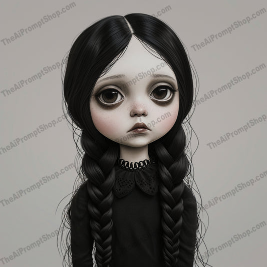 Gothic and Whimsical Dolls AI MidJourney Image Prompt, Character Art, 4222Alternative dolls, Art dolls, Big-eyed dolls, chat gpt, chat gpt prompts, chatgpt, chatgpt prompts, Creepy cute, Cute scary dolls, Dark fantasy dolls, Fantasy dolls, Gothic art, Gothic collectibles, Gothic dolls, Gothic figurines, Handcrafted dolls, Haunted dolls, Horror dolls, Macabre toys, midjourney, Porcelain dolls, Tim Burton-inspired dolls, Whimsical art, Whimsical figures, Whimsical toys