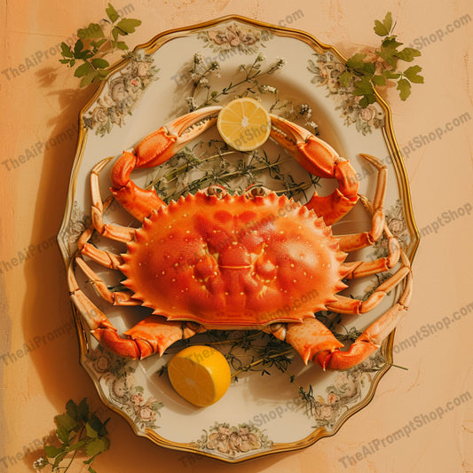 Seafood Selections AI MidJourney Image Prompt, Food, 4270Aquatic Delights, chat gpt, chat gpt prompts, chatgpt, chatgpt prompts, Citrus, Crustaceans, Delicious, Exquisite Cuisine, Fish, Fresh Seafood, Gastronomy, Gourmet, Herbs, King Crab, Lobster, midjourney, Ocean Bounty, Plating, Seafood, Seafood Platter