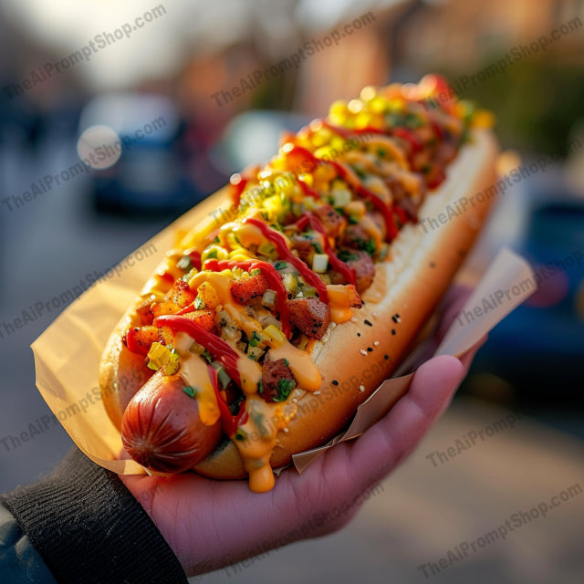 Street Feast AI MidJourney Image Prompt, Food, 4279Artisan Sandwich, Casual Foodie, chat gpt, chat gpt prompts, chatgpt, chatgpt prompts, City Dining, Comfort Food, Culinary Indulgence, Decadent Shakes, Food Market Discoveries, Food Truck Fare, Gourmet Hot Dog, Handheld Gourmet, Hearty Portions, Loaded Pasta, midjourney, Outdoor Eats, Quick Bites, Savory Delights, Street Cuisine, Street Food, Sweet Treats, Tasty Snacks, Urban Eating
