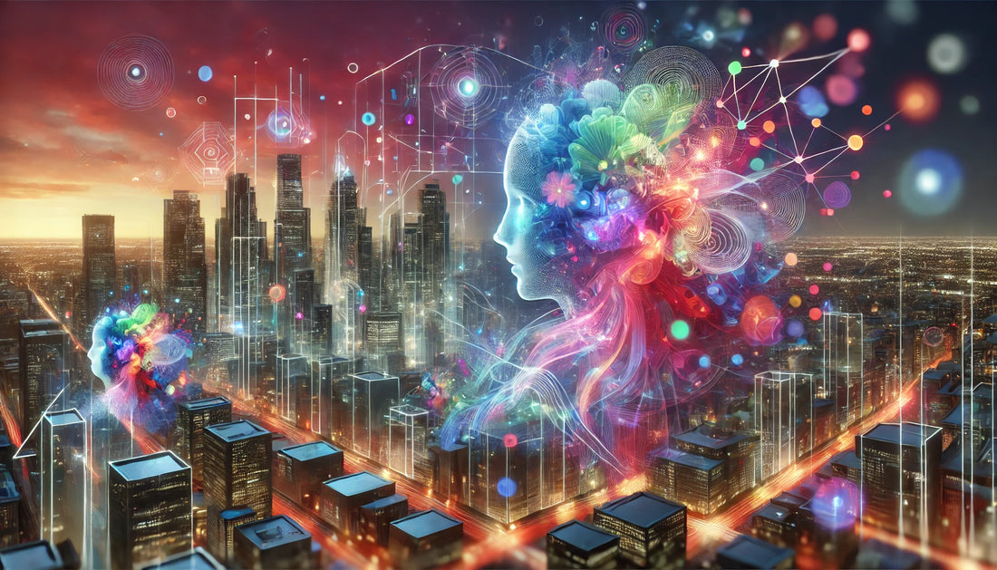 Dive into the year 3000, where AI and human creativity merge to create unimaginable art. 