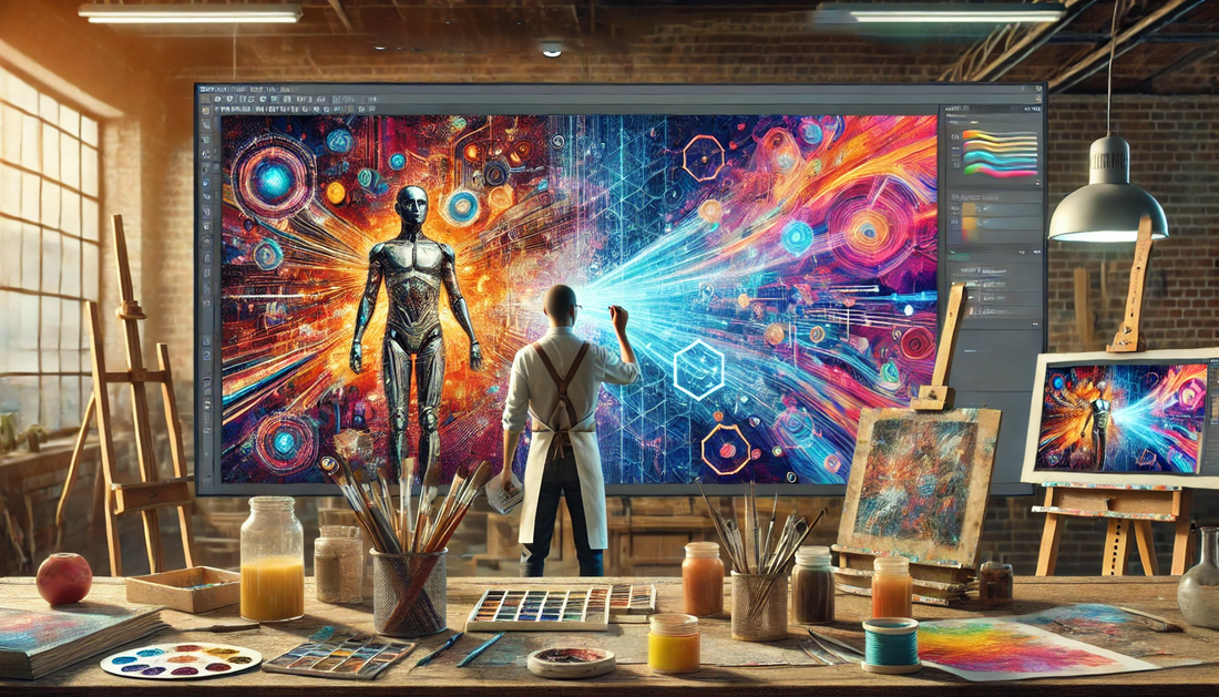 Collaborating with AI to Refine Your Vision"—Learn to partner with AI for creative exploration, with tips and prompts available at The AI Prompt Shop.