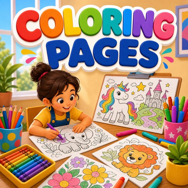 Coloring Pages AI image prompts collection