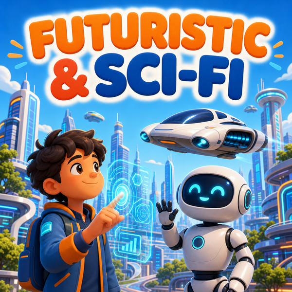 Futuristic & Sci-Fi AI image prompts collection