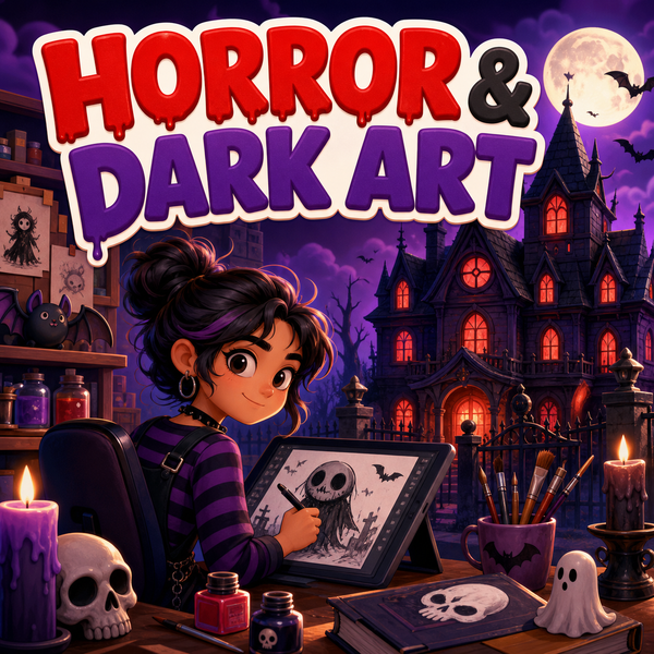Horror & Dark Art AI image prompts collection