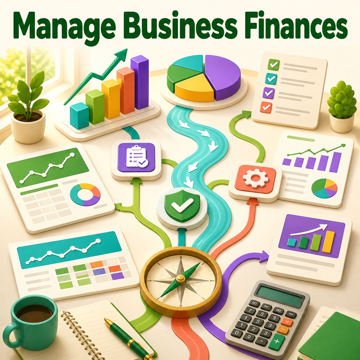 Manage Business Finances guided finance workflow collection