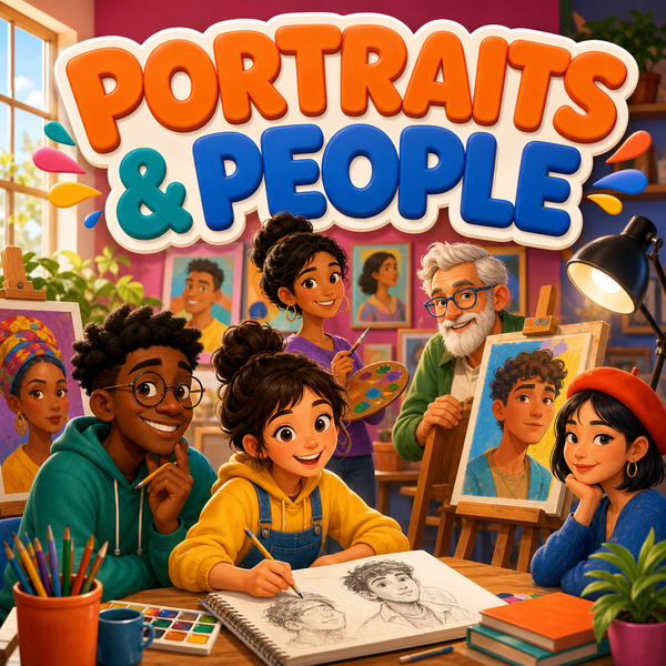 Portraits & People AI image prompts collection