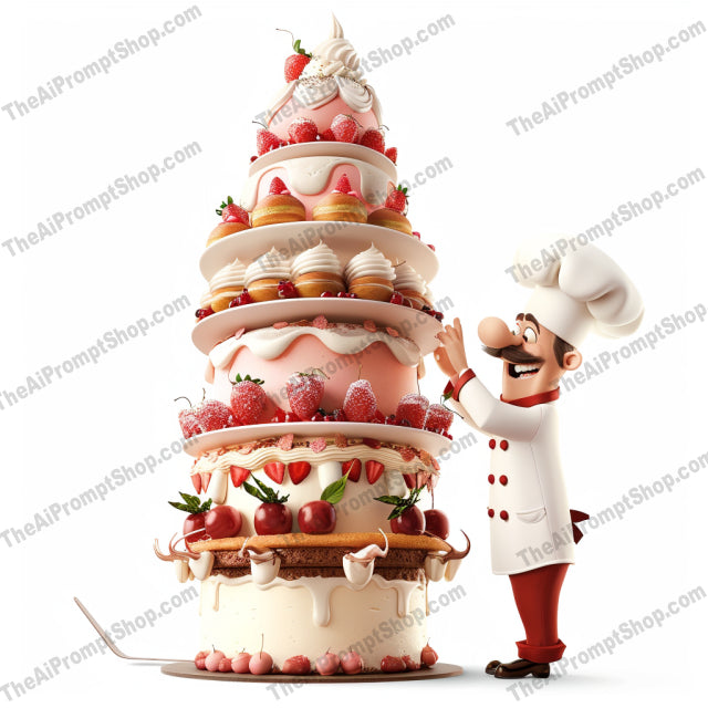 Cheerful Culinary Characters AI MidJourney Image Prompt, 8765 Animals, midjourney, chef, baker, croissants, coffee, cake, sushi, food, culinary, character, cartoon, baking, pastry, desserts, gourmet, cooking, animation, fun, playful, kitchen, delicious, Midjourney, Ai, Ai Image Prompt, Image Prompt, Prompt
