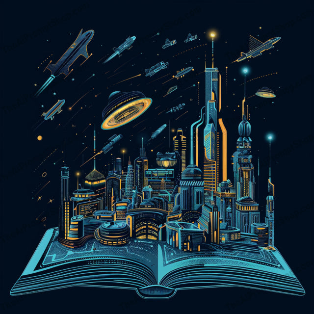 Magical Open Book Worlds AI MidJourney Image Prompt, 9141 Fantasy, midjourney, magical, worlds, open book, fantasy, castle, mountains, futuristic, city, spaceships, enchanted forest, moonlight, maritime, adventure, turbulent seas, illustration, storybook, imaginative, dreamlike, creative, scenic, Midjourney, Ai, Ai Image Prompt, Image Prompt, Prompt