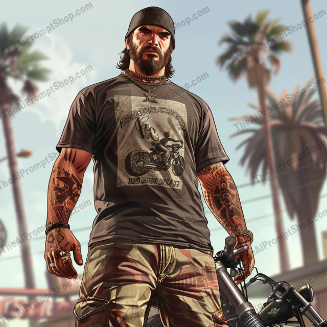 Stylish Streetwear Collection AI MidJourney Image Prompt, 9618 — An eye-catching streetwear image featuring vibrant and edgy outfits set against urban backgrounds — product preview image 2