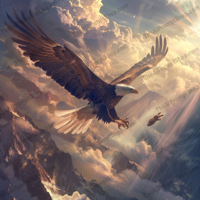 Ethereal Birds Art AI MidJourney Image Prompt, 8374