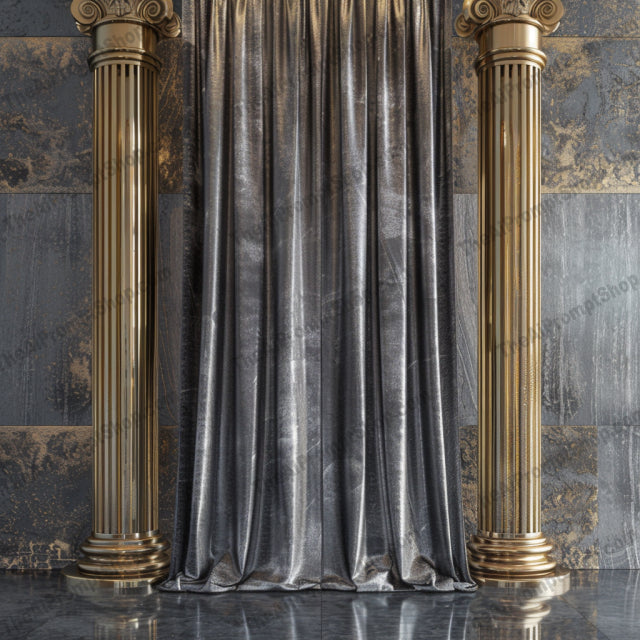 Elegant Draped Curtains with Pillars AI MidJourney Image Prompt, 8887 Mockups - Products, midjourney, elegant, draped, curtains, pillars, luxury, majestic, architectural, classical, design, opulence, sophistication, background, setting, grandeur, elegance, interior, details, vintage, decor, grand, scenic, Midjourney, Ai, Ai Image Prompt, Image Prompt, Prompt