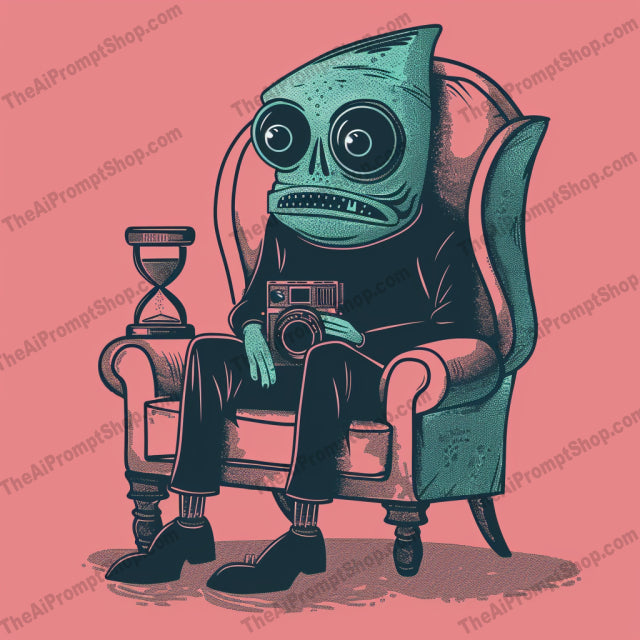 Retro Futuristic Character Illustrations AI MidJourney Image Prompt, 9413 Character Art, midjourney, retro, futuristic, character, illustration, vintage, whimsical, robot, alien, mid-century, modern, nostalgic, minimalist, art, creative, unique, colorful, design, fantasy, surreal, expression, Midjourney, Ai, Ai Image Prompt, Image Prompt, Prompt