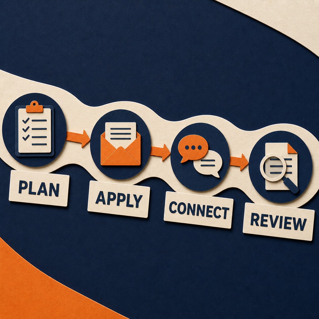12-Week Job Search Campaign | AI Workflow Toolkit illustrated planning method