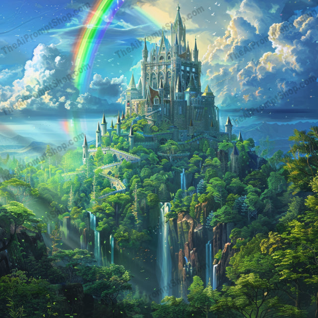 Fantasy Landscapes AI MidJourney Image Prompt, 8706 Landscapes & Paintings, midjourney, fantasy, landscape, surreal, natural scenery, vibrant colors, ethereal, terrain, magical, cascades, enchanting, horizon, adventure, wonder, dreamlike, imaginative, lush, nature, waterfalls, forests, beach, Midjourney, Ai, Ai Image Prompt, Image Prompt, Prompt