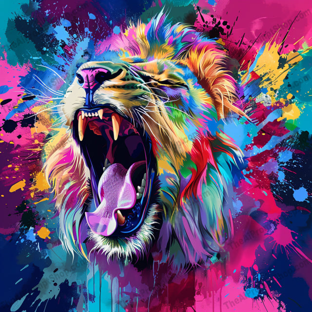 Vibrant Roaring Animals AI MidJourney Image Prompt, 9125 Animals, midjourney, animal, roar, vibrant, colorful, paint, abstract, modern, dynamic, energy, lion, bear, dragon, color splashes, bold, artistic, expression, wildlife, creativity, visual impact, contemporary, Midjourney, Ai, Ai Image Prompt, Image Prompt, Prompt