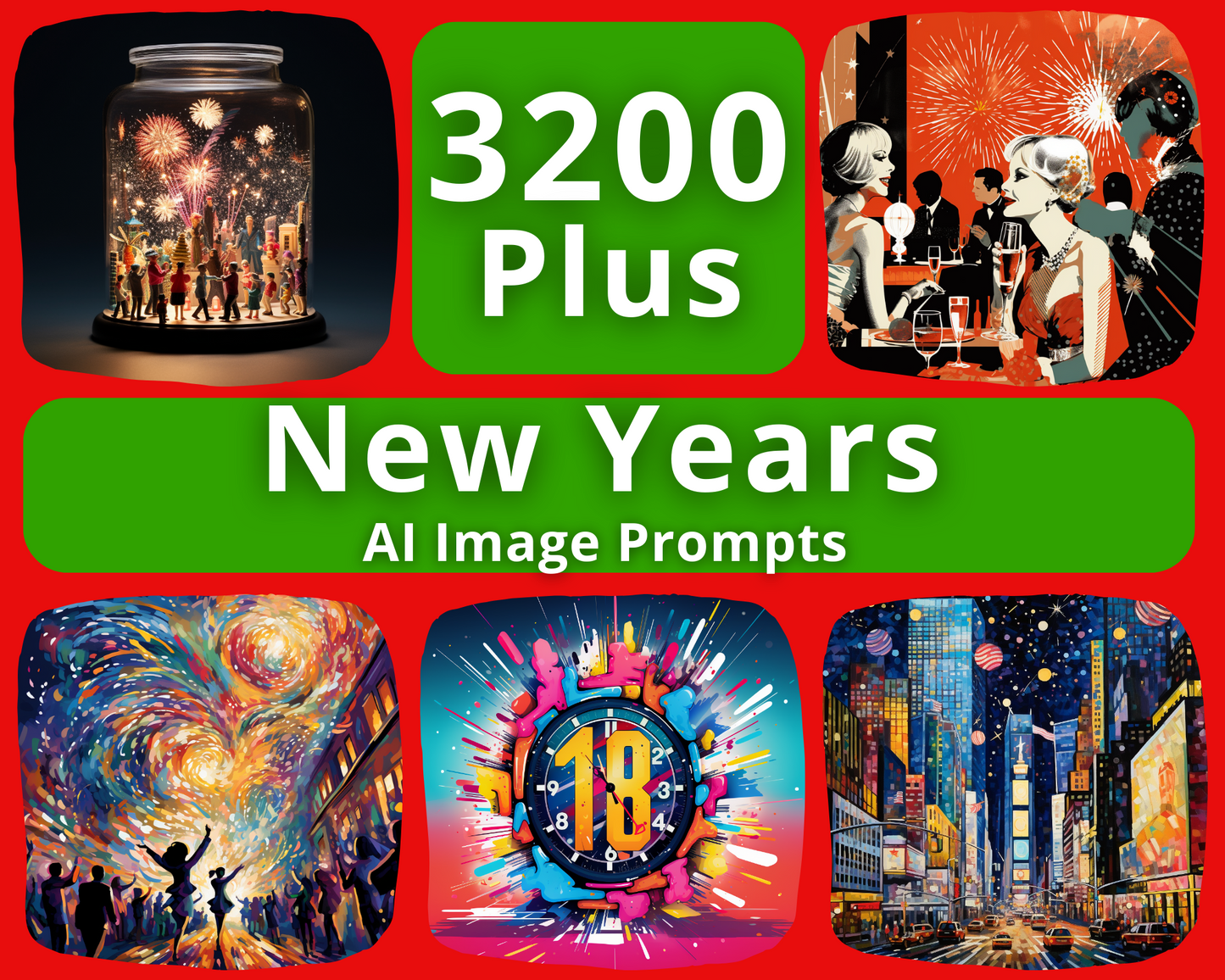 AI Image Prompts for New Years Art