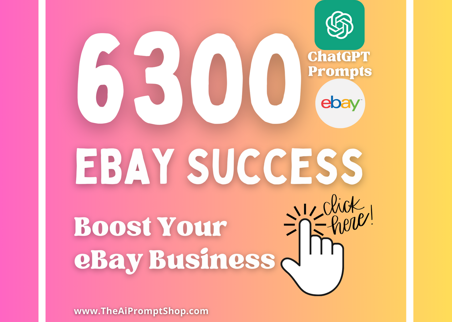 ChatGPT Prompts for eBay Success | 115 Topics | Build & Boost Your eBay Business | Instant Digital Downloadai, ai prompts, chat gpt, chat gpt prompts, Chat gpt tool, chatgpt, Chatgpt prompts, Chatgpt tool