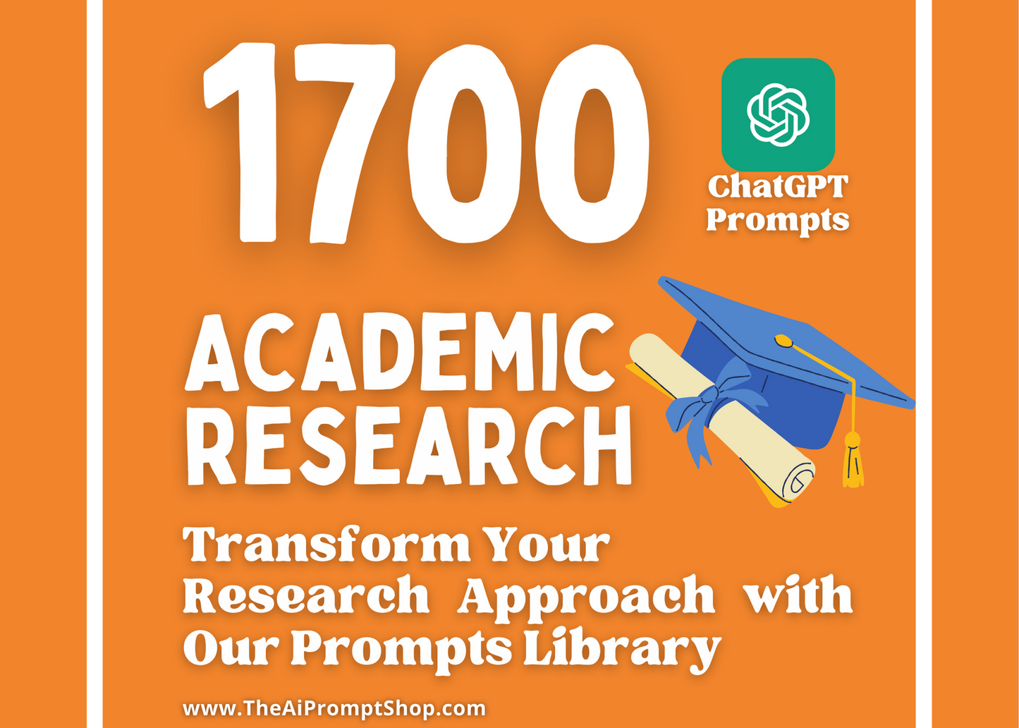 ChatGPT Prompts | Academic Research | AI | Digital Download | Chat GPT Prompts