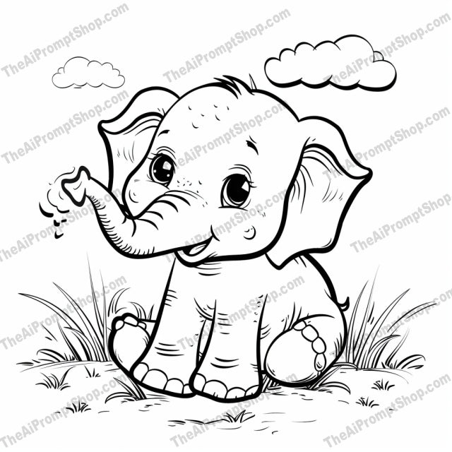 Cute Animal Coloring Page AI MidJourney Image Prompt, 8737 Coloring Pages, midjourney, cute, animal, coloring, page, bear, elephant, cat, turtle, kids, illustration, cartoon, drawing, fun, playful, adorable, nature, line art, black and white, activity, childrens art, Midjourney, Ai, Ai Image Prompt, Image Prompt, Prompt