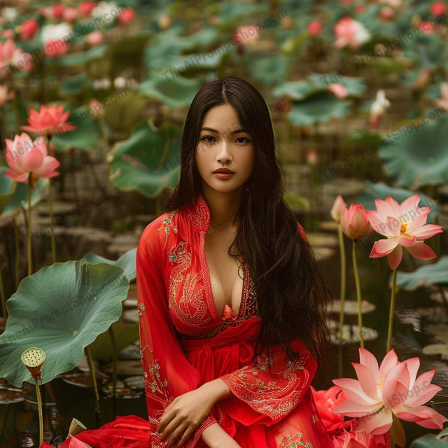 Elegant and Diverse Fashion Portraits AI MidJourney Image Prompt, 8053