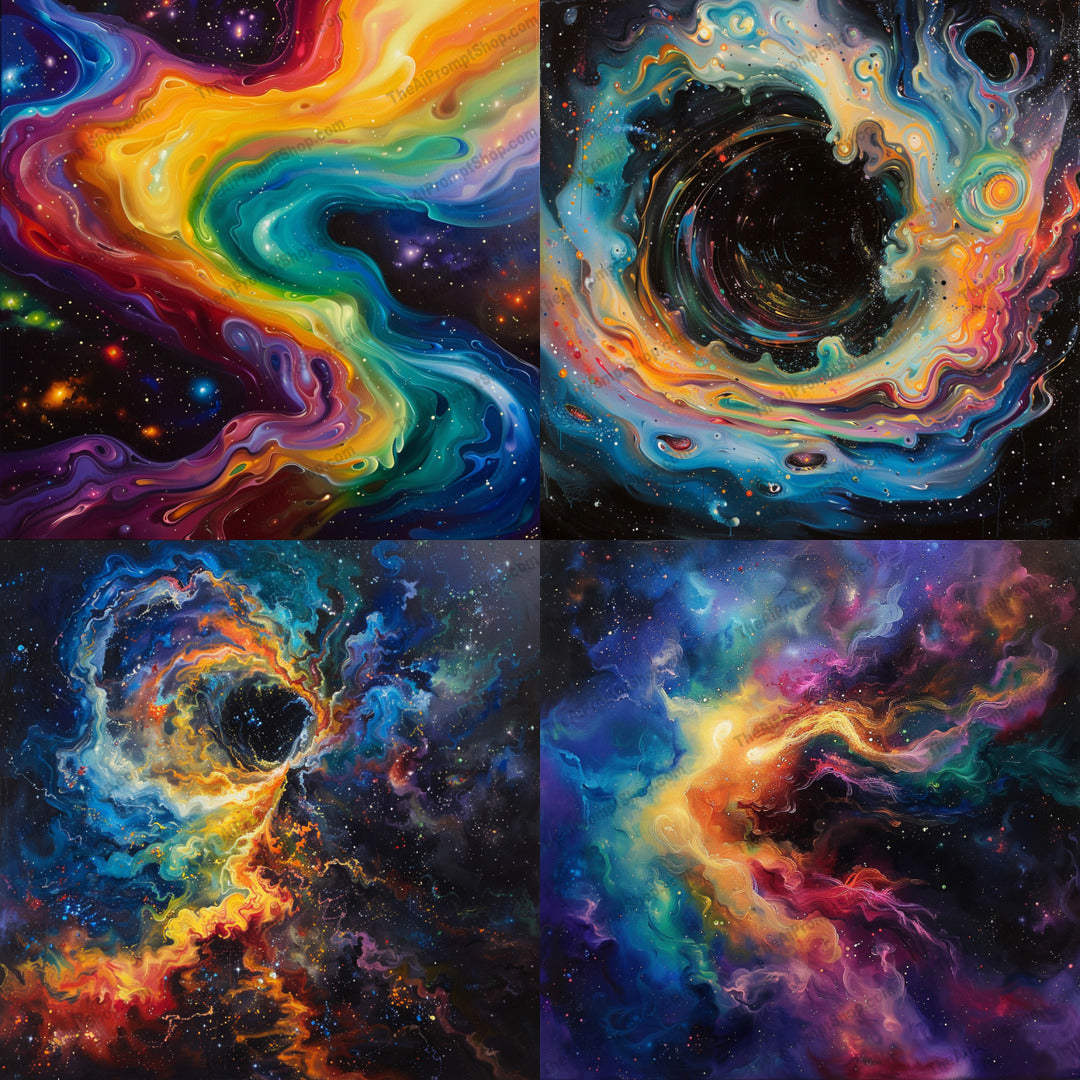 Colorful Nebula AI MidJourney Image Prompt, 8930 Animation & Cartoons, midjourney, nebula, cosmic, space, colorful, vibrant, dynamic, patterns, swirling colors, stars, universe, galaxy, celestial, astronomy, artistic, multicolor, ethereal, majestic, abstract, mystery, beauty, Midjourney, Ai, Ai Image Prompt, Image Prompt, Prompt