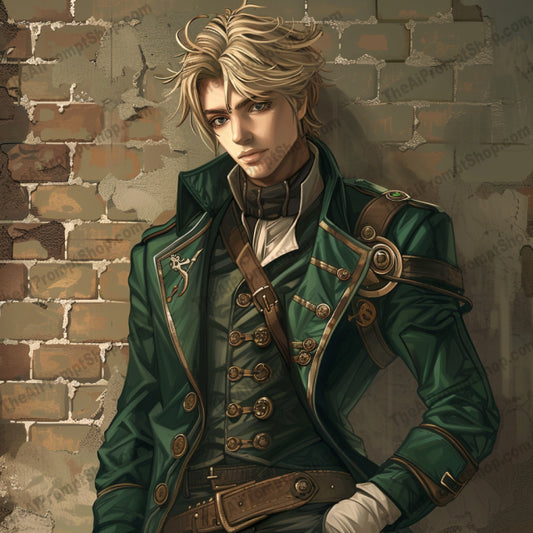 Character art compilation in a anime style created from an AI image prompt.