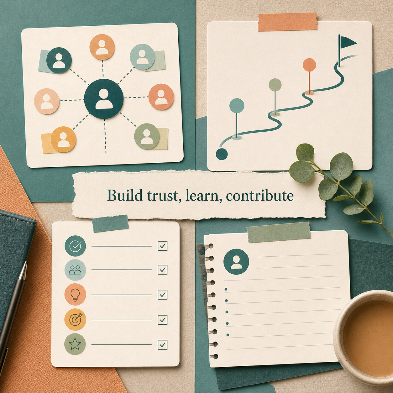 30-60-90 Day New Job Success Plan stakeholder map